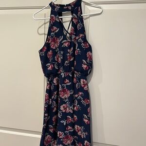 Floral Halter Dress